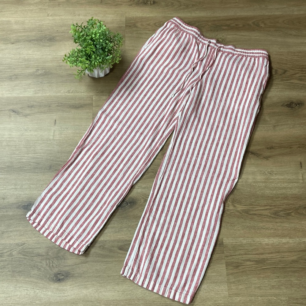 Striped Linen Pants